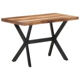 Cumpara ieftin Masa de bucatarie, 120x60x75 cm, lemn masiv cu finisaj miere