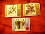 Serie Marea Britanie 1971 - Aniversarile Anului . 3 valori, Nestampilat