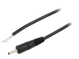 Cablu Alimentare DC Negru 1,5m 1x0,5mm2