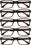 Set de 5 perechi de ochelari de vedere Opulize, maro/negru, marimea +3.5