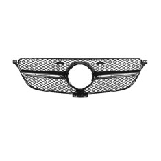 Grila masca radiator Mercedes Clasa Gle (W166), 08.2015-2019, Fata, cromat/negru, Aftermarket