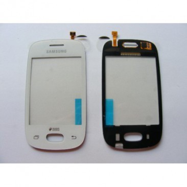 GEAM CU TOUCHSCREEN SAM GALAXY POCKET NEO DUOS S5312 ALB ORIG CHINA foto