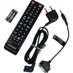 Set Tv Samsung-Telecomanda Originala Tv Samsung Bn59-01180A, Tm1240A LED/LCD, baterii Incluse, Cablu Alimentare Samsung 3903-001118, E.U., Unghi 90, 2