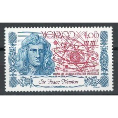 Monaco 1987 Mi 1837 MNH - 300 de ani Teoria gravitației de Isaac Newton