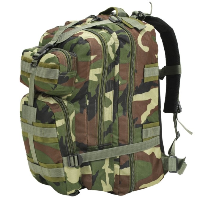 Gossi rucsac in stil militar, 50 l, model camuflaj