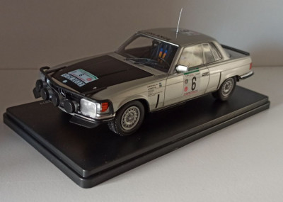 Macheta Mercedes 450 SLC C107 Winner Bandama Rally 1979 - IXO/Altaya 1/24 foto