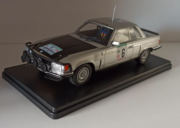 Macheta Mercedes 450 SLC C107 Winner Bandama Rally 1979 - IXO/Altaya 1/24