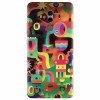 Husa silicon pentru Huawei Mate 10, Abstract Colorful Shapes
