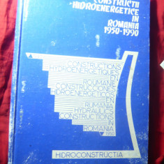 Constructii Hidroenergetice in Romania 1950-1990 - ilustratii , schite ,323 pag