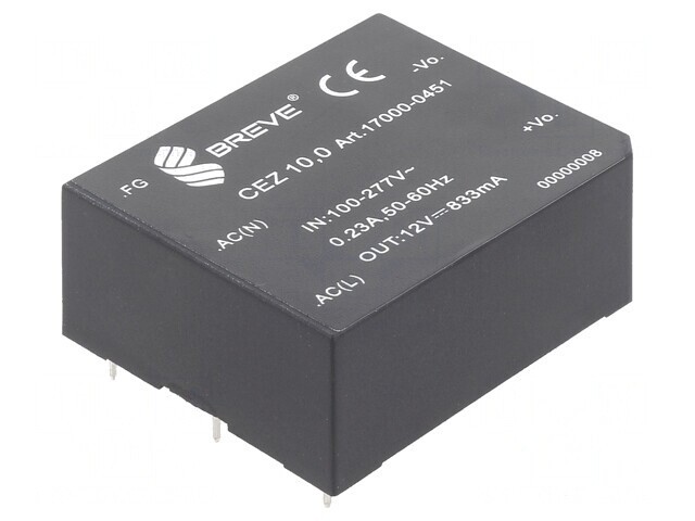 Convertor AC/DC 10W 12VDC