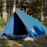 Cort camping 2 pers., albastru, impermeabil, configurare rapida GartenMobel Dekor, vidaXL