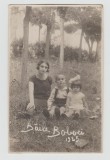 bnk cp Baile Boboci Prahova 1925 - fotografie tip carte postala Foto Rembrandt Sc Stanescu Buzau