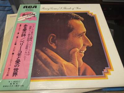 Vinil LP &amp;quot;Japan Press&amp;quot; Perry Como &amp;lrm;&amp;ndash; I Think Of You - PROMO - (EX) foto