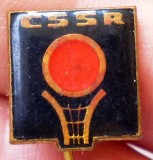 I.471 INSIGNA STICKPIN CEHOSLOVACIA CSSR BASCHET 13mm, Europa