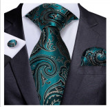 Set cravata + batista + butoni - matase - model 163