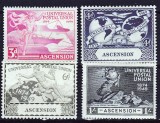 DB1 Ascension 1949 UPU 75 Ani 4 v. MH cu sarniera, Nestampilat