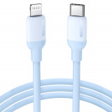 Cablu De &icirc;ncărcare Rapidă Ugreen USB Tip C - Lightning (certificat MFI) Putere De Livrare 20W 1m Albastru (US387 20313) 6957303823130