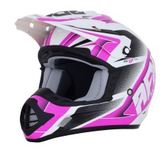 Casca Cross/ATV AFX FX-17 Force culoare alb perlat fuchsia marime L Cod Produs: MX_NEW 01105258PE foto