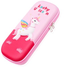 Penar cu Unicorn pentru fetite, roz, 23x10x4 cm Alte personaje Roz aprins 2
