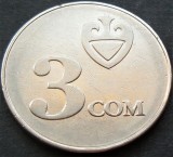Cumpara ieftin Moneda 3 SOM - KYRGYZSTAN, anul 2008 *cod 1491