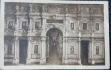 Carte postala, Vicenza, Teotro Olimpica, carte postala trimisa pictorului Aurel Bordenache, 1926