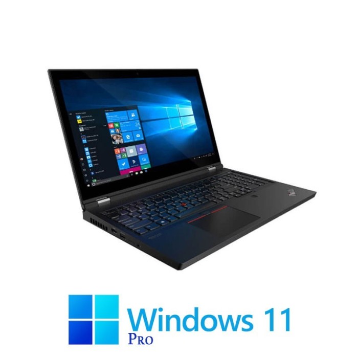 Laptop Lenovo P15 Gen 1, Octa Core i7-10875H, 32GB, Quadro T2000 4GB, Win 11 Pro