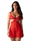 Chemise Cupide Desir Obsessive, Rosu, S/M