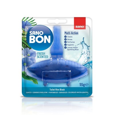Odorizant Wc cu agatator, Sano Bon Blue, 55g foto