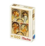 Cumpara ieftin Puzzle adulti D-Toys Alphonse Mucha - Arts / Arte , 1000 piese