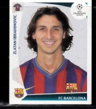 B10 - Sticker fotbal - UEFA Champions League - editia 2009 - 2010 - nr 358 - FC Barcelona - Zlatan Ibrahimovic