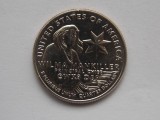 QUARTER DOLLAR 2022 USA-COMEMORATIVA-WILMA MANKILLER