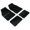 Set 4 Covorase Auto Universale RoGroup, Mocheta Bordurata, Antiderapante, Diverse Culori, Autoturisme