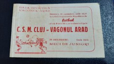program Vagonul Arad - CSM Cluj