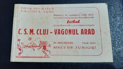 program Vagonul Arad - CSM Cluj foto