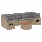 Cumpara ieftin Patio Sofa Set 7-Locuri Mix Beige