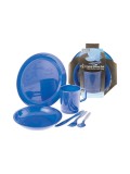 Set vase camping 360 Degrees Dinner Set, 6 piese, BPA free, cu husa OutsideGear Venture