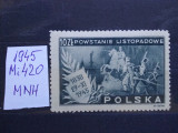 1945-Polonia-compl. set-MNH, Nestampilat