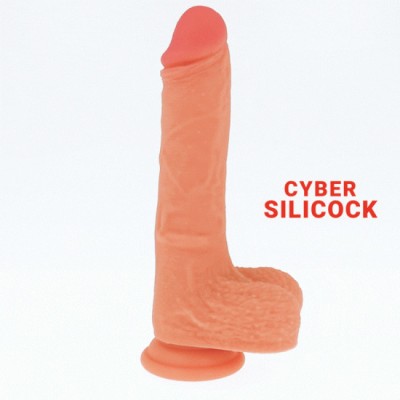 CYBER SILICOCK - CONNOR ULTRA REALISTIC SOFT LIQUID SILICONE 20.5 CM -O- 3.7 CM foto