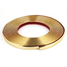 Rola Ornament autoadeziv, 20mm x 15m, culoare Crom GOLD foto