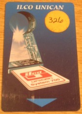 B11 1 - Carduri si cartele telefonice - card acces - piesa de colectie