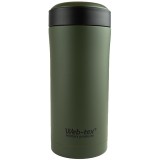 Termos Web-Tex Ammo Pouch Flask 330 ml, verde&ndash; oțel inoxidabil, compatibil PLCE