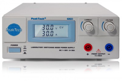 Sursa de alimentare, PEAKTECH, PKT-P6160, LCD, 1 canale, pentru alimentare &amp;icirc;n atelier, Control curent constant foto