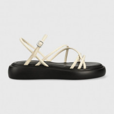 Vagabond Shoemakers sandale de piele Blenda femei, culoarea bej, 5519.801.02
