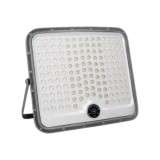 Proiector Solar LED Exterior, 400W, IP65, cu Panou Separat, cu Senzor de Mișcare
