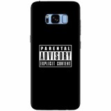 Husa silicon pentru Samsung S8 Plus, Parental Advisory