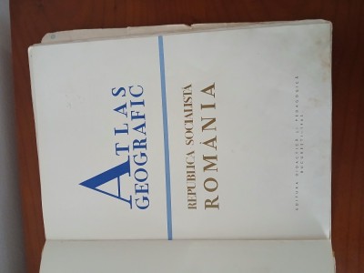 Atlas Geografic Republica Socialistă Romănia foto