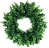 Coronita de Craciun naturala MagicHome, 45 cm, 160 ramuri, extra deasa