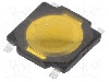 Microintrerupator 4.5x4.5mm, OFF-(ON), JIANFU - TVCM09BB