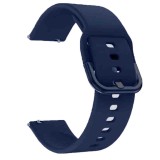 Curea din silicon compatibila cu Xiaomi Watch S1 Active, Telescoape QR, 22mm, Teal Blue