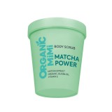 Scrub de corp energizant Matcha Power, 250g, Organic Mimi